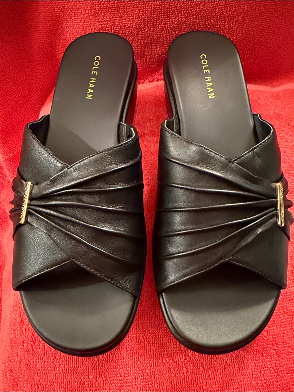 Cole Haan Aubree Grand Ruched Slide Sandal